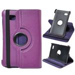360 Roterende L�der Etui til 7.0 (Lilla)